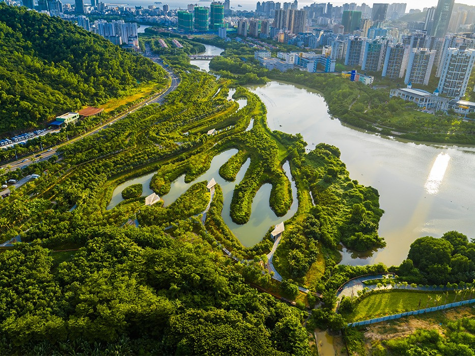 Один из проектов, разработанных Turenscape в Санье, остров Хайнань в Китае.